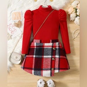 Outfit set skirt and blouse kids